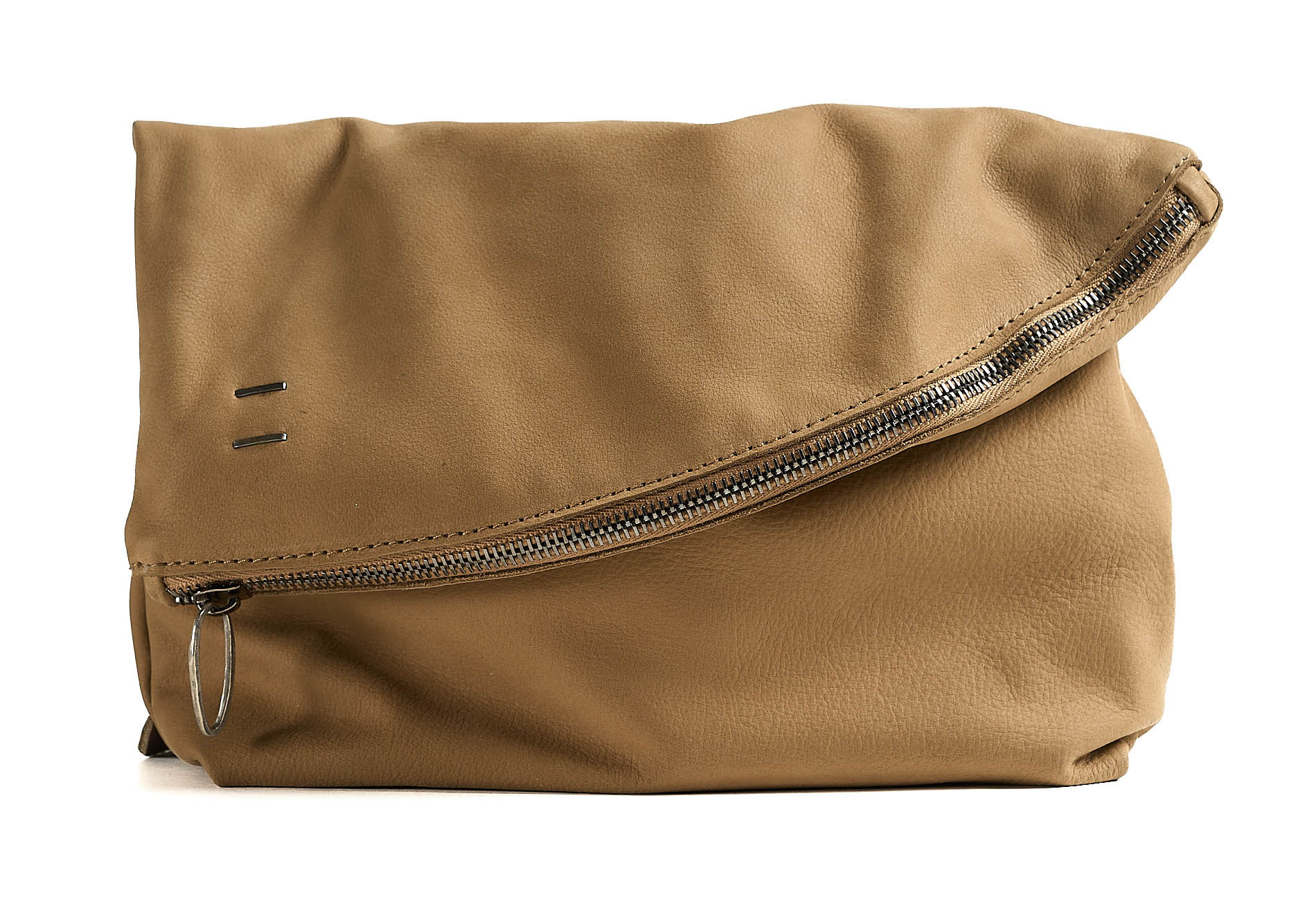 daniele basta leather and silver bags - FRONT